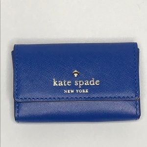 Kate Spade Royal Blue Card Wallet NWT